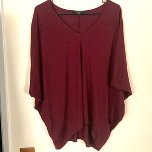 All Saints Miles Top in Rust. Lightweight sweater